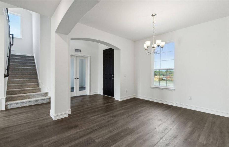 Airy dining area *real home pictured