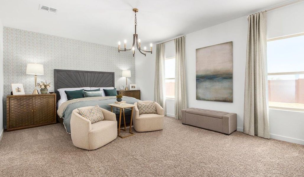 Furnished interior view inside a new home in Hanson Ridge, Vail (Image 14).