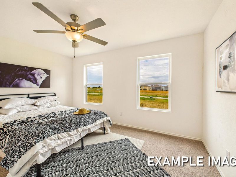 Representative furnished interior of a home built from the The Trinity A by Davidson Homes LLC in Agave, San Antonio (Image 10).