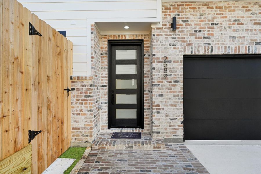 Exterior details and patio area of a home in , Houston (Image 3). Exterior details and patio area of a home in , Houston (Image 3).
