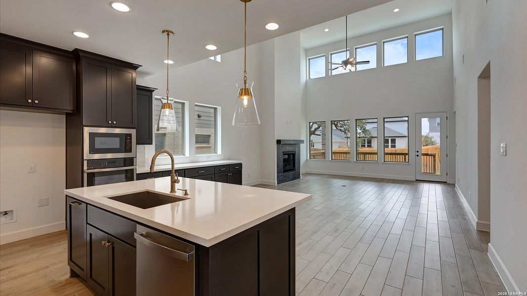 Furnished interior view inside a new home in Corley Farms, Boerne (Image 8).