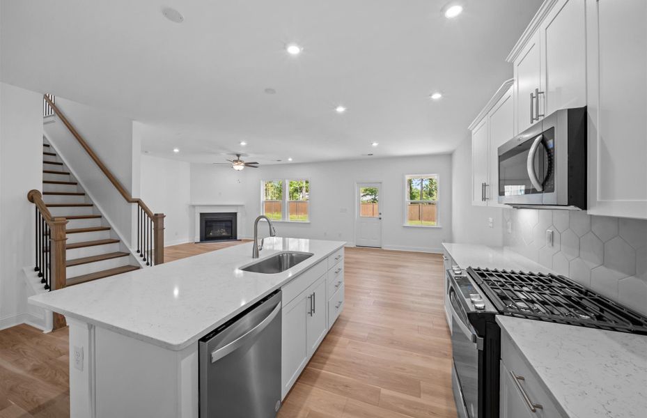 Furnished interior view inside a new home in Briarwood Reserve, Spartanburg (Image 11).