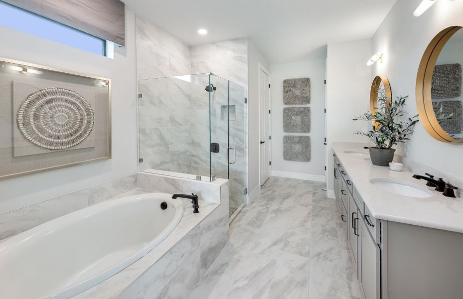 Stellar Owner's Bath New home 55+ Communities in Murfreesboro by Del Webb