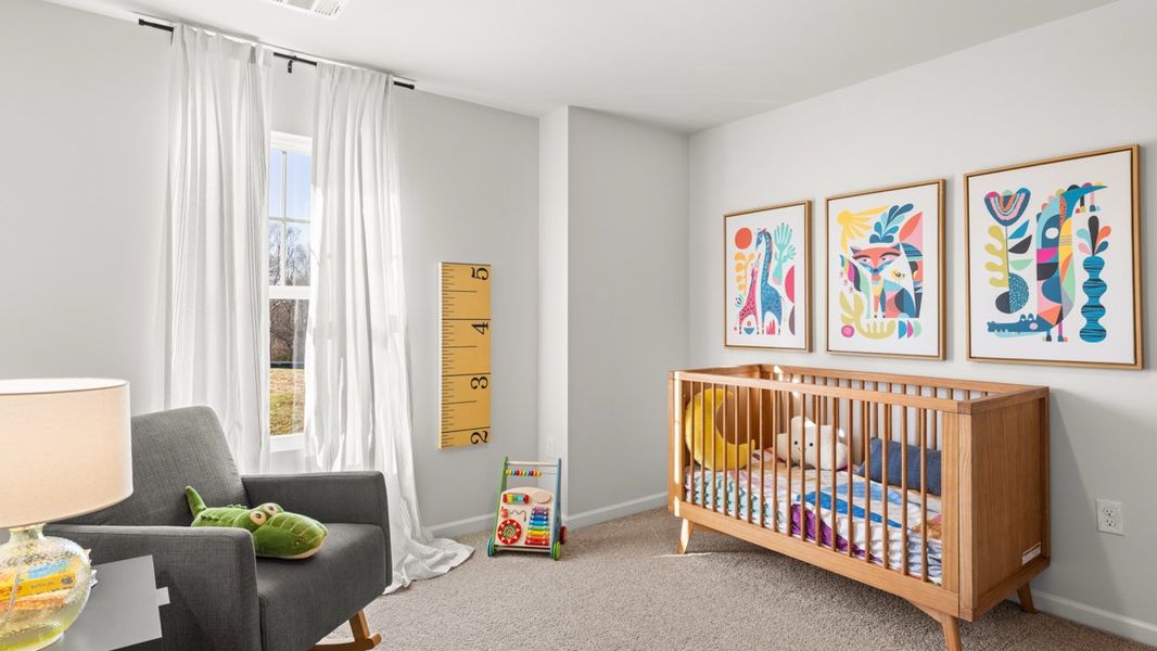 Representative furnished interior of a home built from the Elbert ll by D.R. Horton in Braselton Village, Braselton (Image 28).