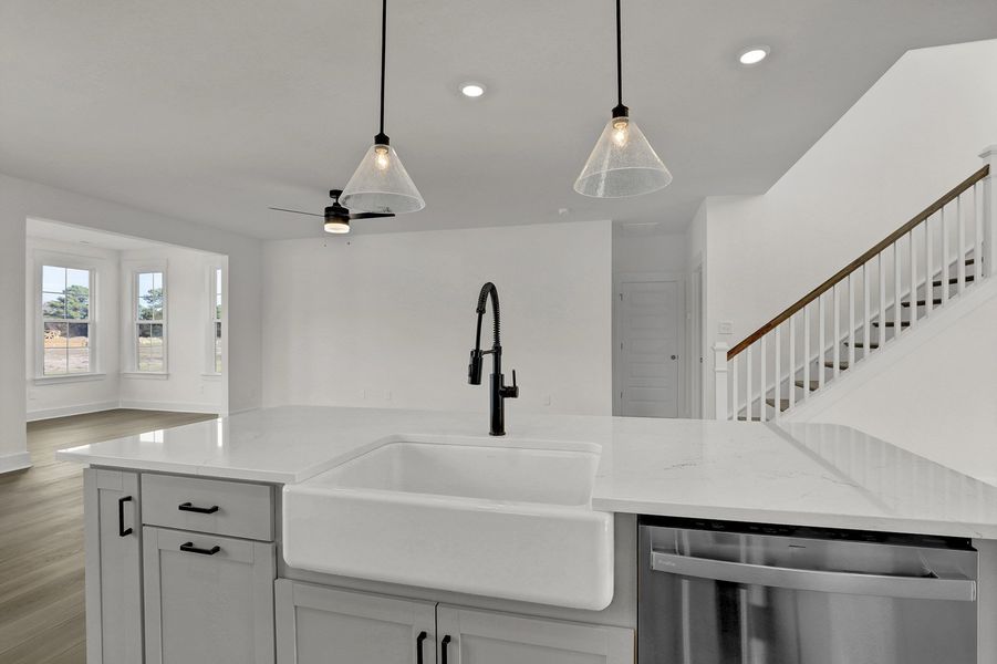 Furnished interior view inside a new home in East Wynd, Hampstead (Image 8).