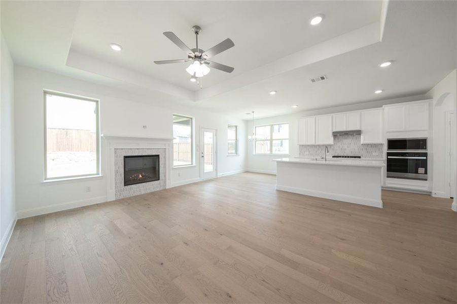 Spacious, unfurnished interior of a new home in Enclave at Legacy Hills: Crossings 50', Celina (Image 16).