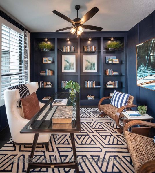 Furnished interior view inside a new home in Jordan Ranch: 65ft. lots, Fulshear (Image 24).