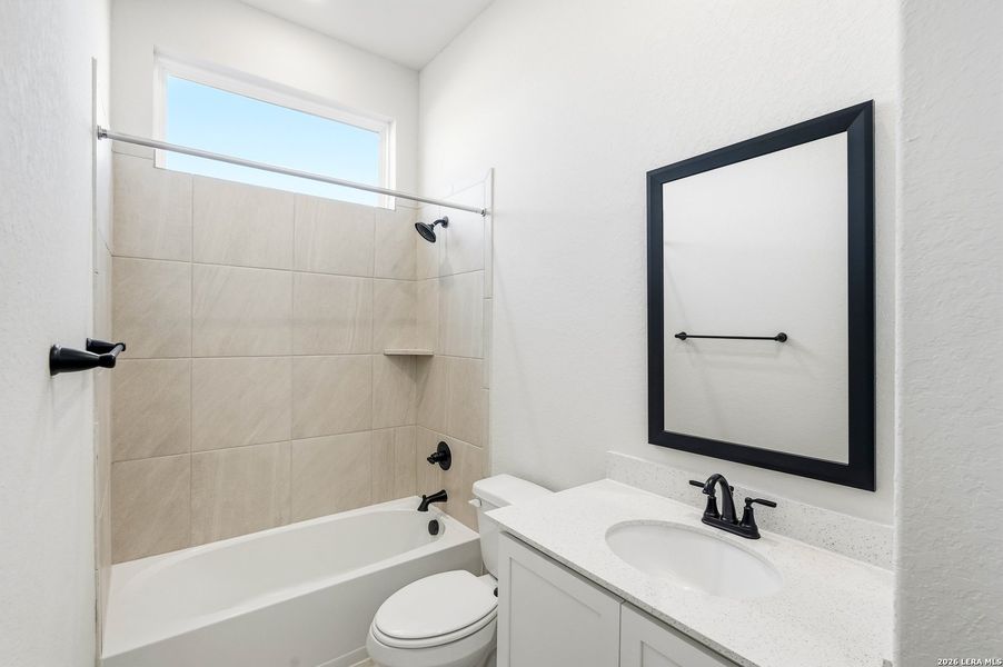 Furnished interior view inside a new home in The Crossvine, Schertz (Image 10).