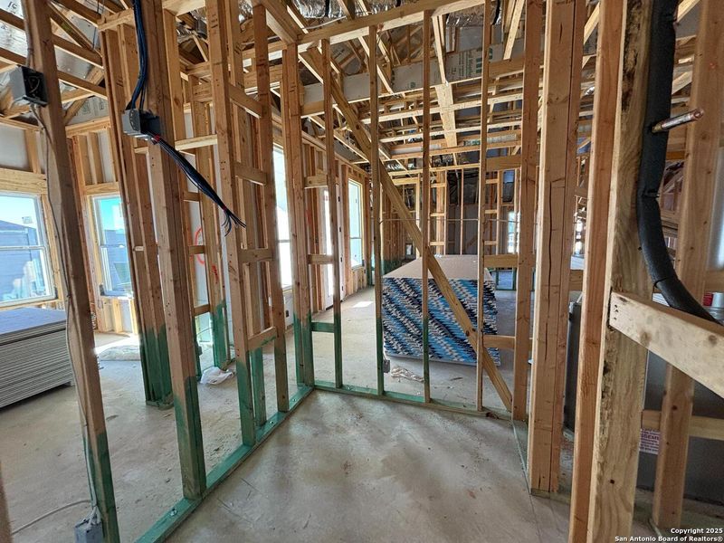 In-progress construction of a new home in Saddlebrook Ranch, Schertz, TX (Image 26).