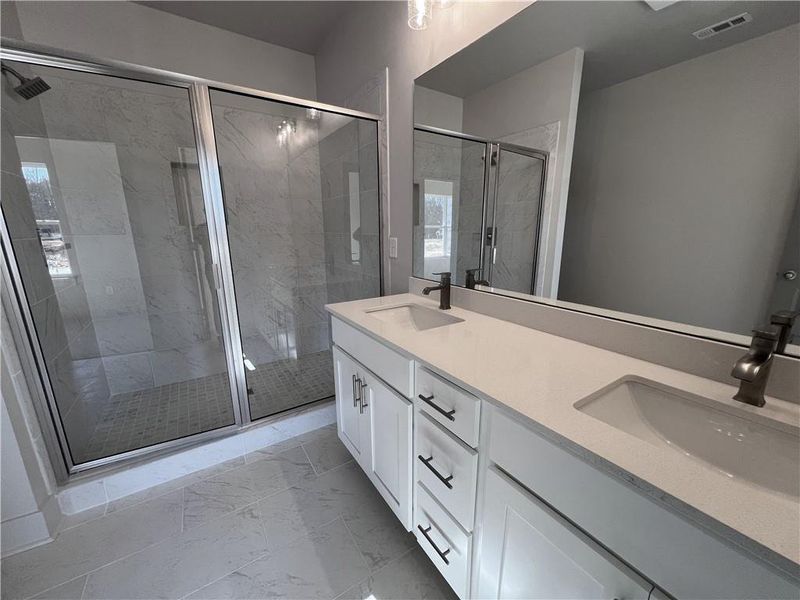 Furnished interior view inside a new home in , Norcross (Image 11).