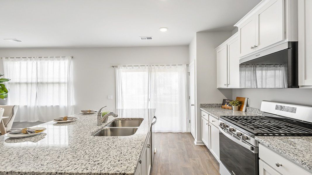 Furnished interior view inside a new home in Carolina Groves Townhomes, Moncks Corner (Image 10).