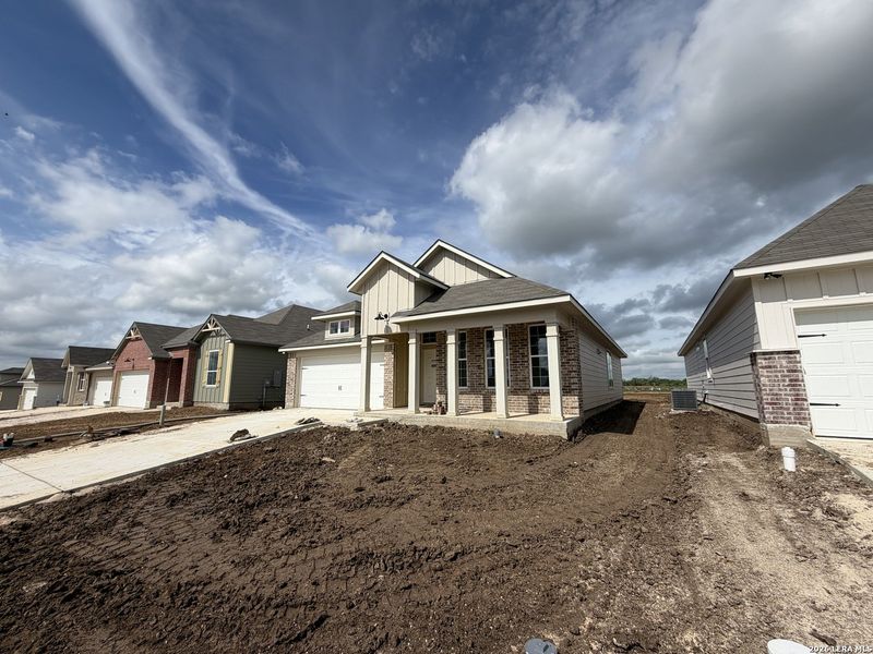 In-progress construction of a new home in Arroyo Ranch, Seguin, TX (Image 7).