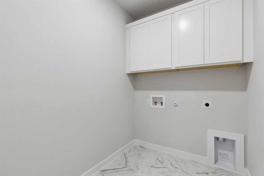 Utility Room in the Winters home plan by Trophy Signature Homes – REPRESENTATIVE PHOTO Utility Room in the Winters home plan by Trophy Signature Homes – REPRESENTATIVE PHOTO