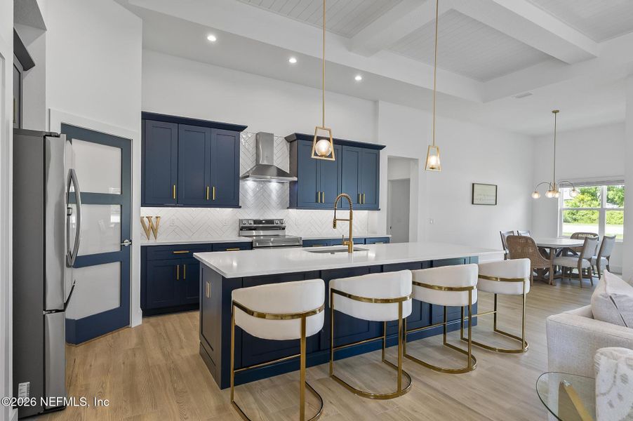 Furnished interior view inside a new home in , Palm Coast (Image 18).