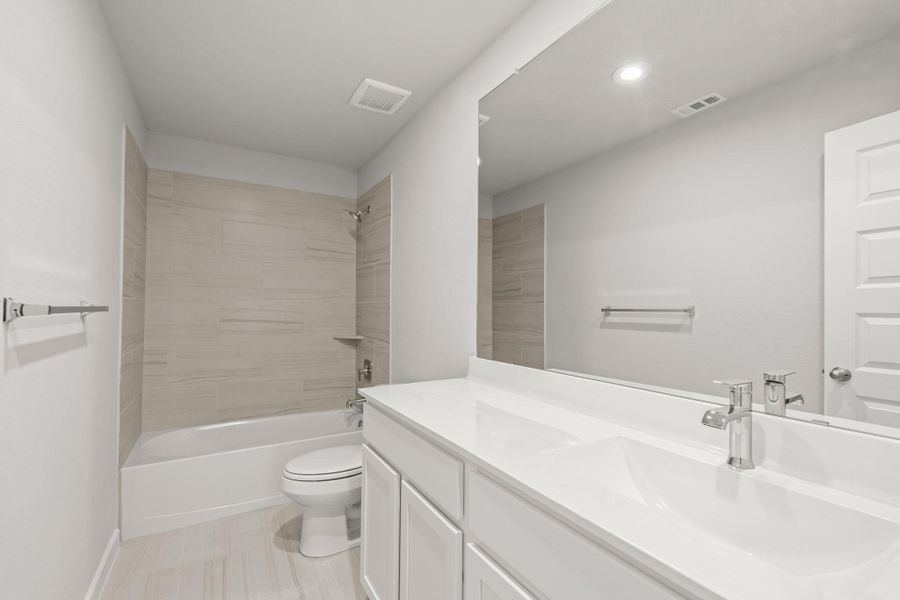 Furnished interior view inside a new home in Sunterra North, Katy (Image 5). Furnished interior view inside a new home in Sunterra North, Katy (Image 5).