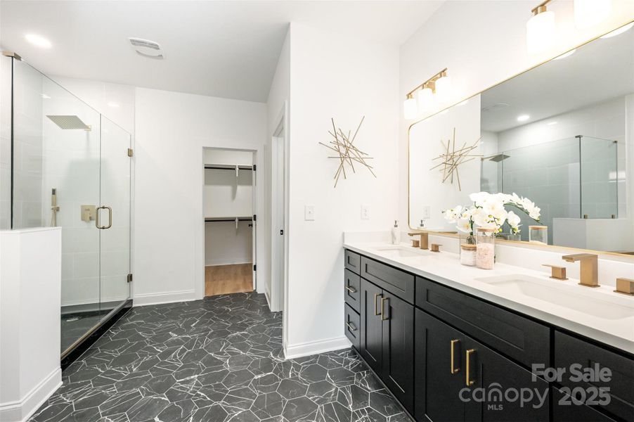 Furnished interior view inside a new home in , Charlotte (Image 16).