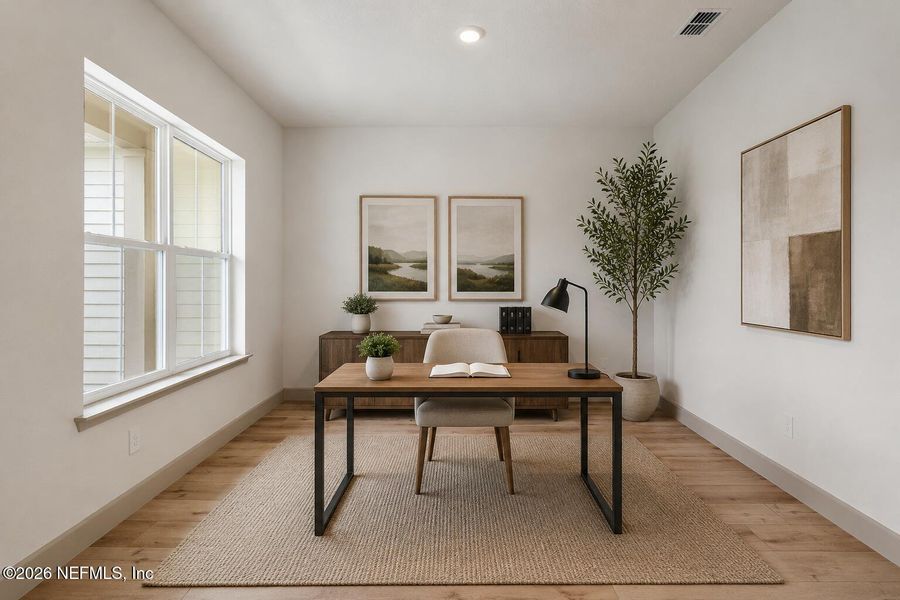 Furnished interior view inside a new home in , Orange Park (Image 8).