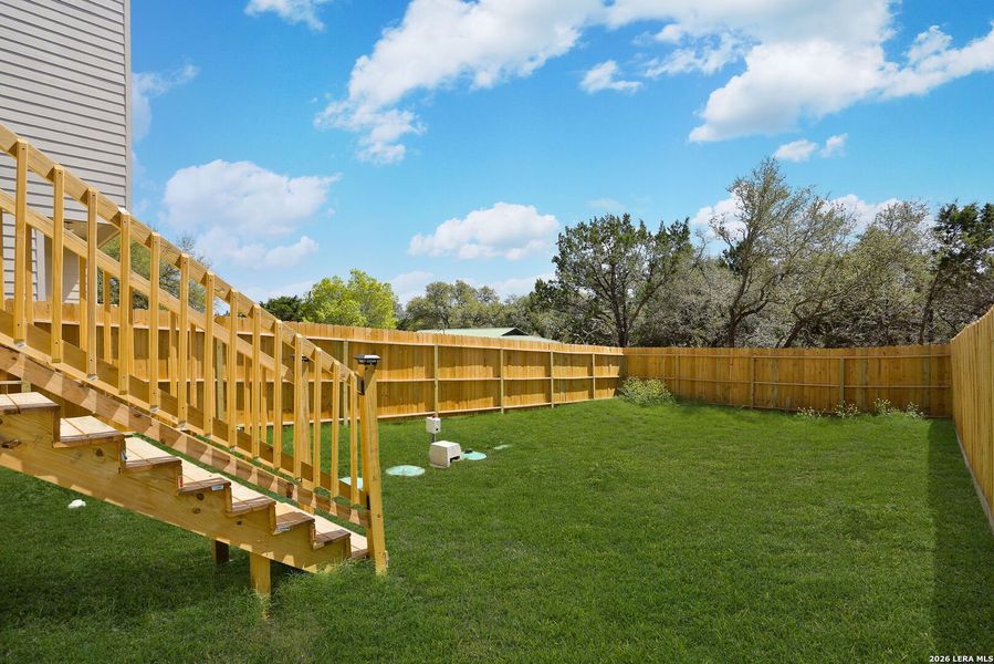 Exterior details and patio area of a home in , Canyon Lake (Image 22).