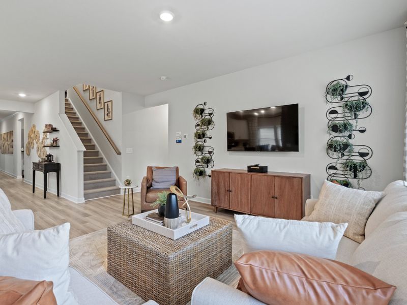 Furnished interior view inside a new home in Waterside, Longs (Image 8).