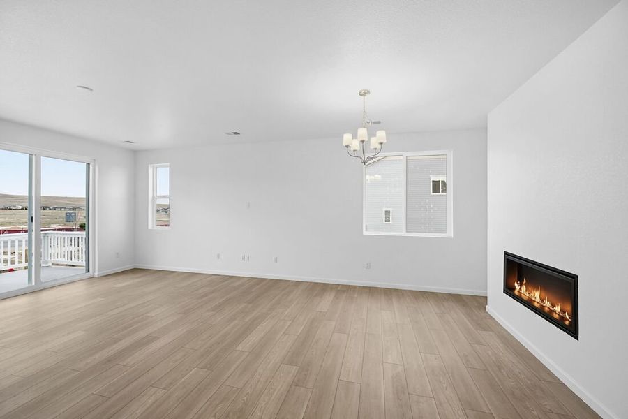 Spacious, unfurnished interior of a new home in Trailstone, Arvada (Image 18).