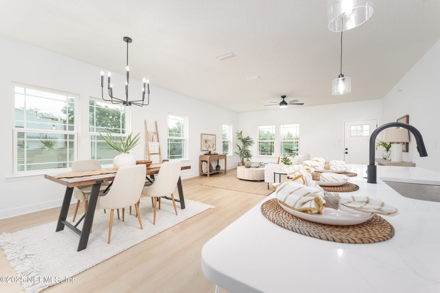 Furnished interior view inside a new home in , Keystone Heights (Image 10). Furnished interior view inside a new home in , Keystone Heights (Image 10).