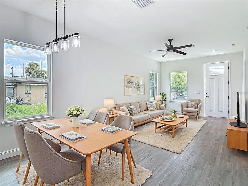 Furnished interior view inside a new home in , Sanford (Image 10).