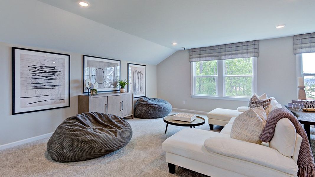 Representative furnished interior of a home built from the Newport by Taylor Morrison in Silverstone Traditional, Knightdale (Image 30).