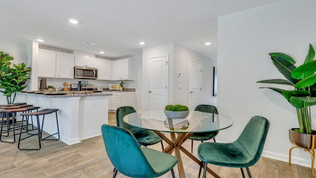 Furnished interior view inside a new home in The Pines at New Hampstead, Bloomingdale (Image 6).