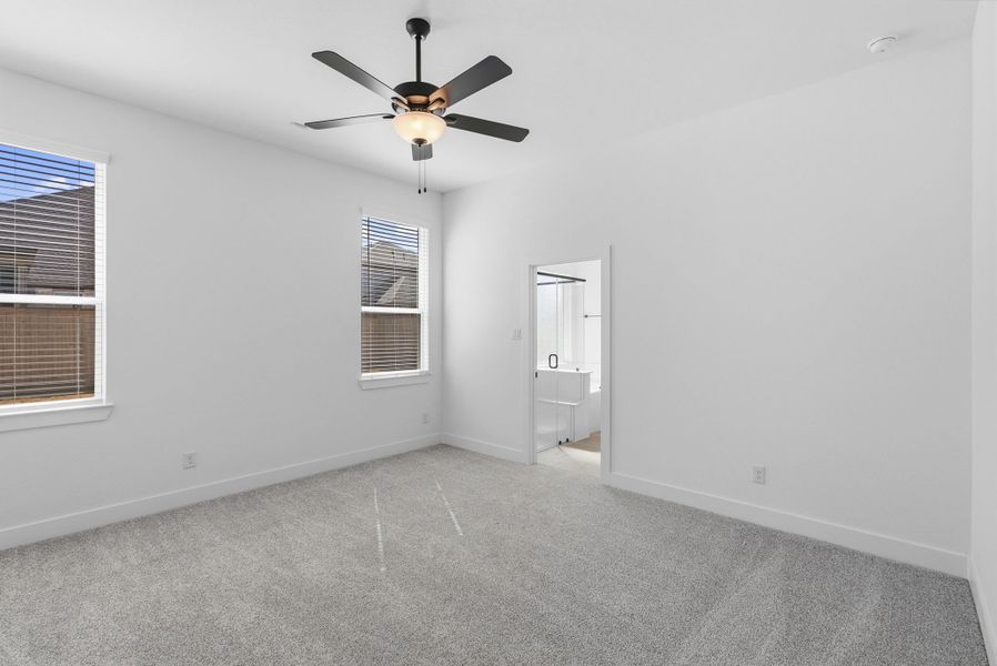 Spacious, unfurnished interior of a new home in Bridgeland, Cypress (Image 19). Spacious, unfurnished interior of a new home in Bridgeland, Cypress (Image 19).