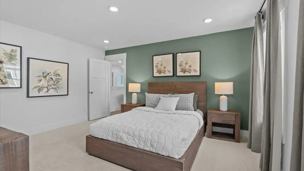 Furnished interior view inside a new home in Robert's Farm, Greenville (Image 28).