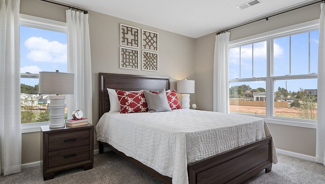 Representative furnished interior of a home built from the Windsor by D.R. Horton in Harrison Valley, Simpsonville (Image 24).