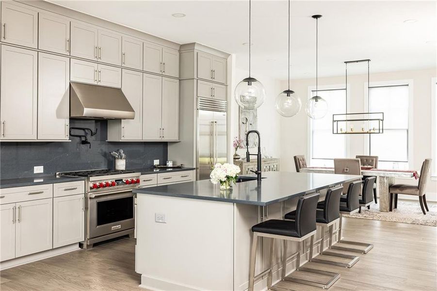 Furnished interior view inside a new home in , Atlanta (Image 44).