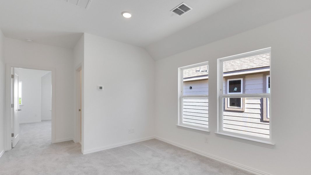 Representative furnished interior of a home built from the Barton by DRB Homes in Spring Creek, Taylor (Image 16). Representative furnished interior of a home built from the Barton by DRB Homes in Spring Creek, Taylor (Image 16).