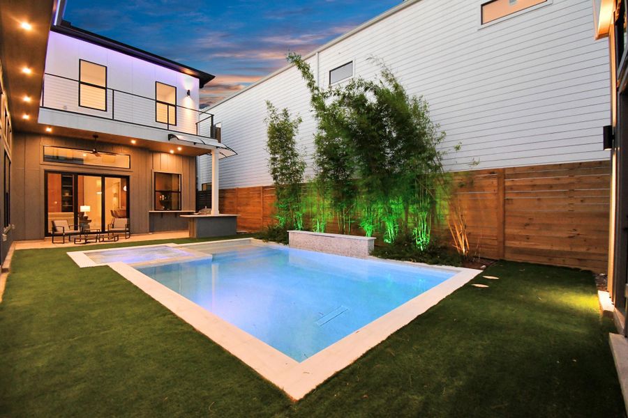 Exterior details and patio area of a home in , Houston (Image 23). Exterior details and patio area of a home in , Houston (Image 23).