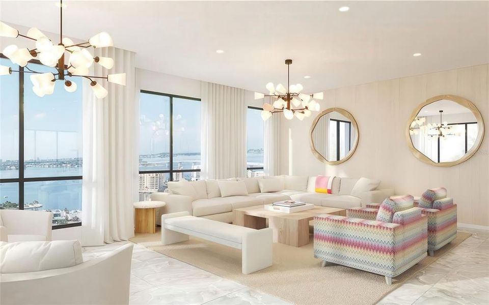 Furnished interior view inside a new home in , Sarasota (Image 27). Furnished interior view inside a new home in , Sarasota (Image 27).