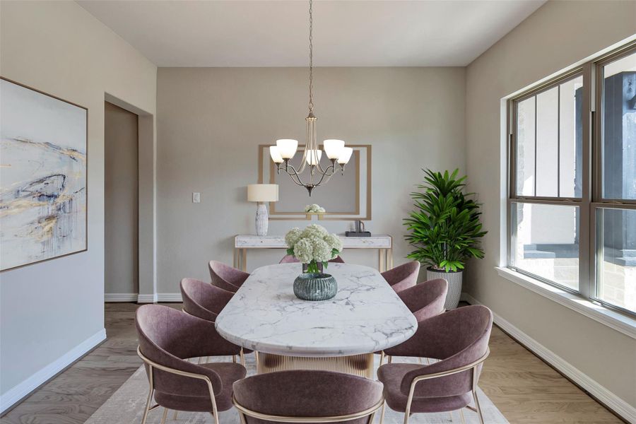 Furnished interior view inside a new home in Wildrye, Waller (Image 5).