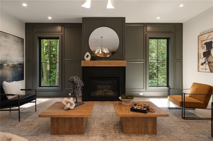 Furnished interior view inside a new home in , Roswell (Image 6).