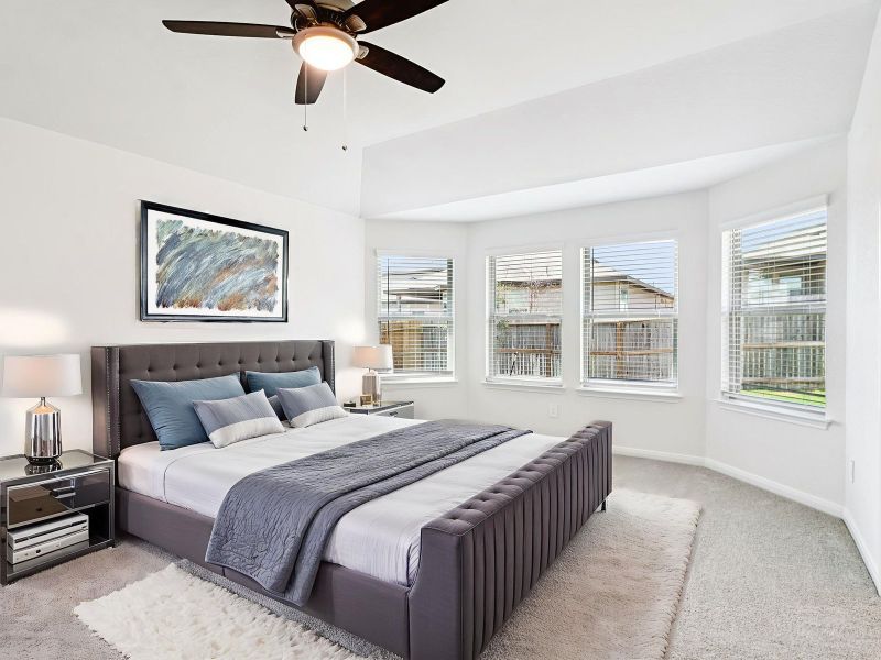 Furnished interior view inside a new home in Lark Canyon, New Braunfels (Image 8).