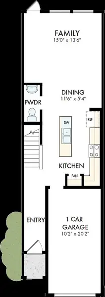 2D floor plan layout of this home in Preserve at The Cays – The Driftwood Series, Daytona Beach, FL (Image 2). 2D floor plan layout of this home in Preserve at The Cays – The Driftwood Series, Daytona Beach, FL (Image 2).