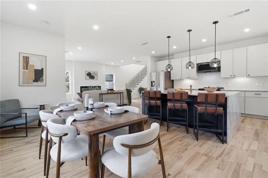 Furnished interior view inside a new home in , Scottdale (Image 9).