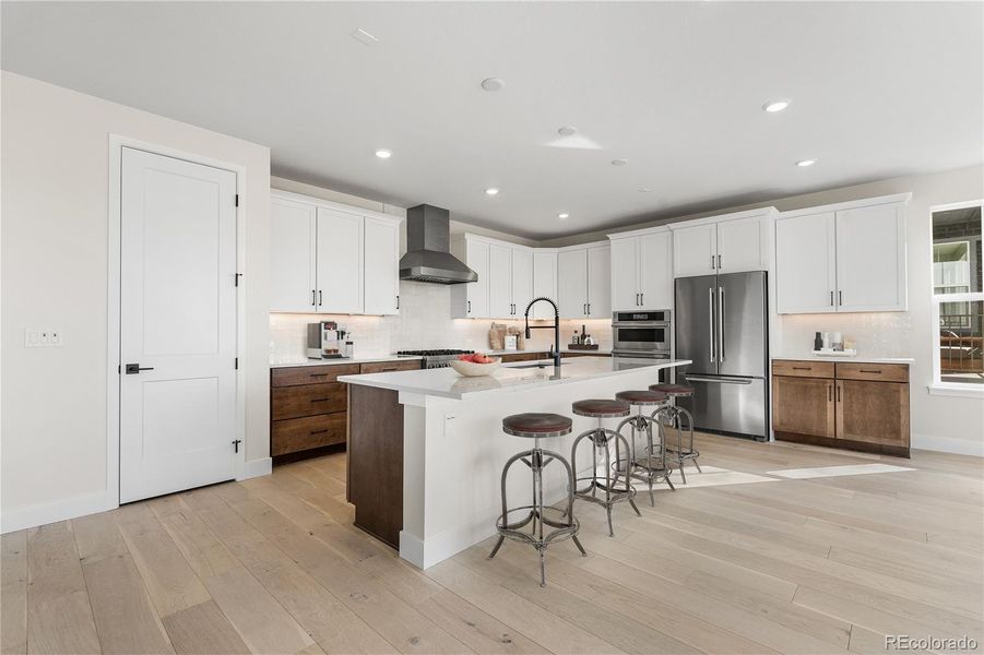 Furnished interior view inside a new home in Gallery at The Canyons, Castle Pines (Image 15).