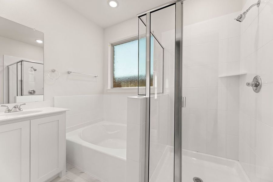 Representative exterior photo of a completed home built from the Cottonwood by Impression Homes in ValleyBrooke, Mesquite, TX (Image 16).