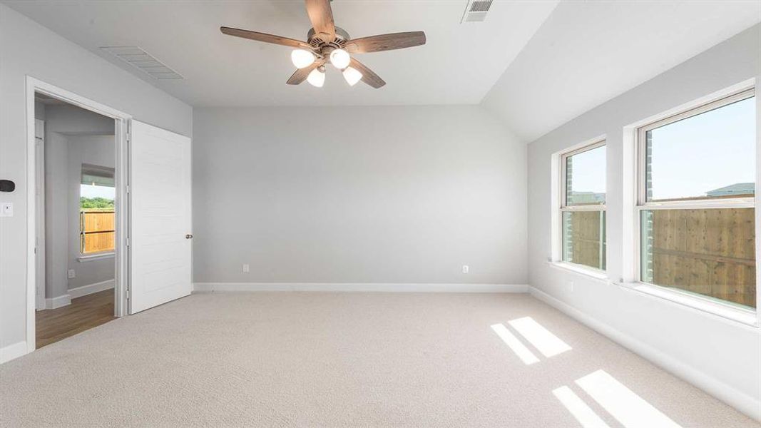 Spacious, unfurnished interior of a new home in The Heights At Uptown Celina 45', Celina (Image 15). Spacious, unfurnished interior of a new home in The Heights At Uptown Celina 45', Celina (Image 15).
