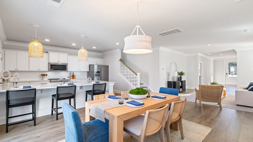 Furnished interior view inside a new home in Rivers Reach, Yemassee (Image 15).