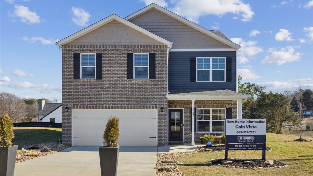 Representative exterior photo of a completed home built from the Belhaven by D.R. Horton in Magnolia Ridge, Blountville, TN (Image 2). Representative exterior photo of a completed home built from the Belhaven by D.R. Horton in Magnolia Ridge, Blountville, TN (Image 2).
