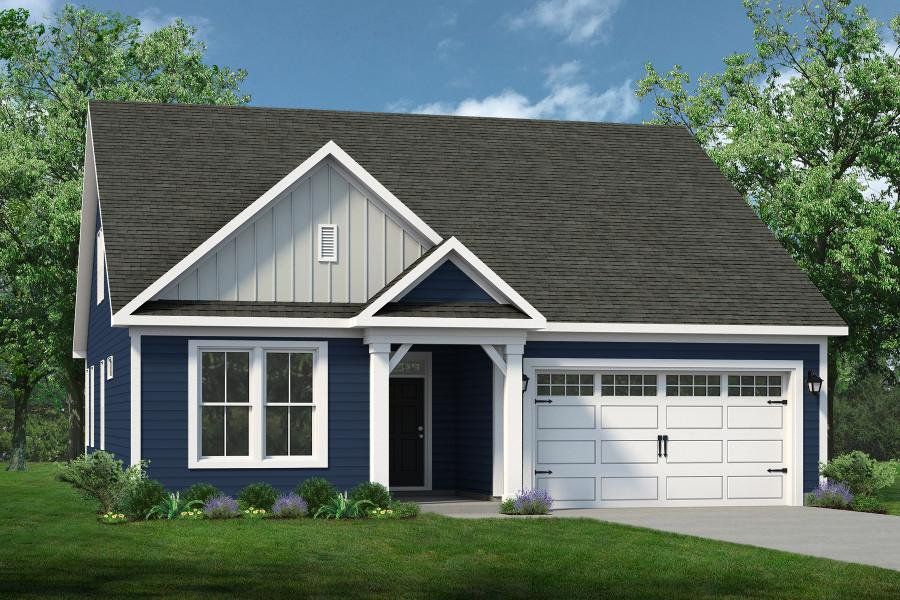 Representative exterior photo of a completed home built from the The Shorebreak by Chesapeake Homes in Heritage Park at Longs, Longs, SC (Image 20).