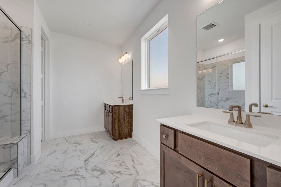 Furnished interior view inside a new home in Landmark, Denton (Image 9).