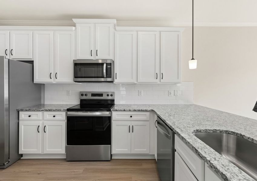 Each home comes with brand-new stainless steel appliances