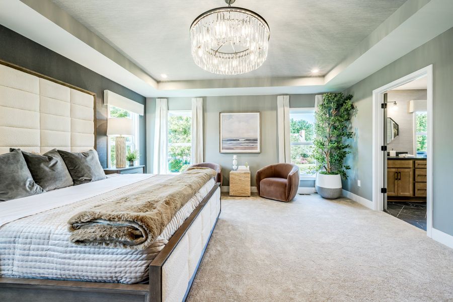 Representative furnished interior of a home built from the Beckett by Fischer Homes in Twin Lakes, Hoschton (Image 29).