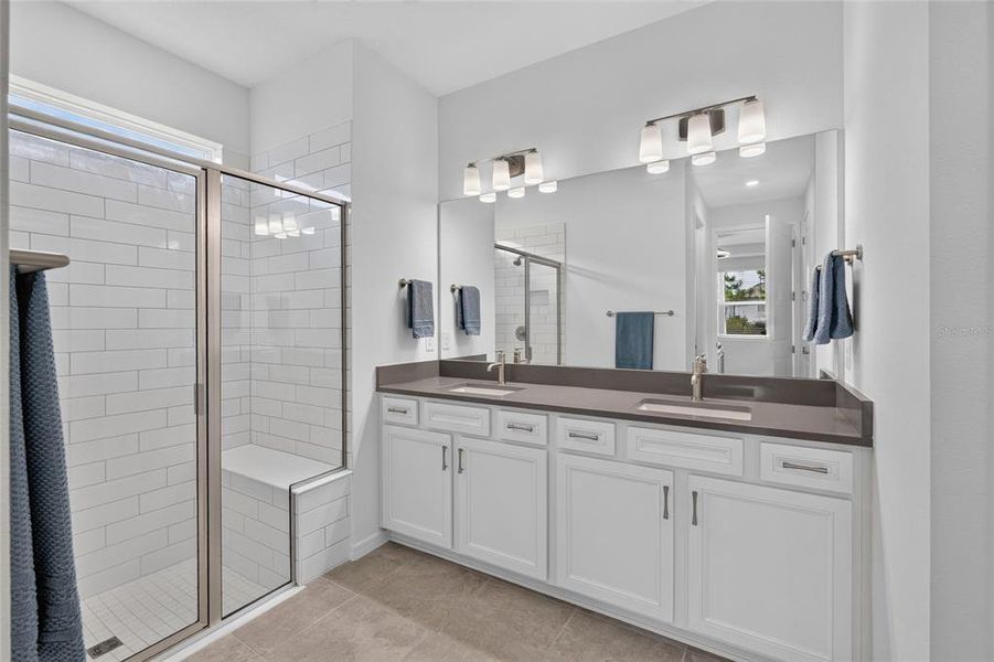 Furnished interior view inside a new home in Del Webb Stone Creek, Ocala (Image 36).